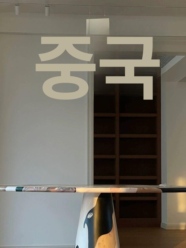 기하학 천장조명 샹들리에 안방 미니멀 무드등 식탁등 줄조명 식탁조명 조명등 원본 품질-직경 90cm+중성광 - 상세 이미지 2