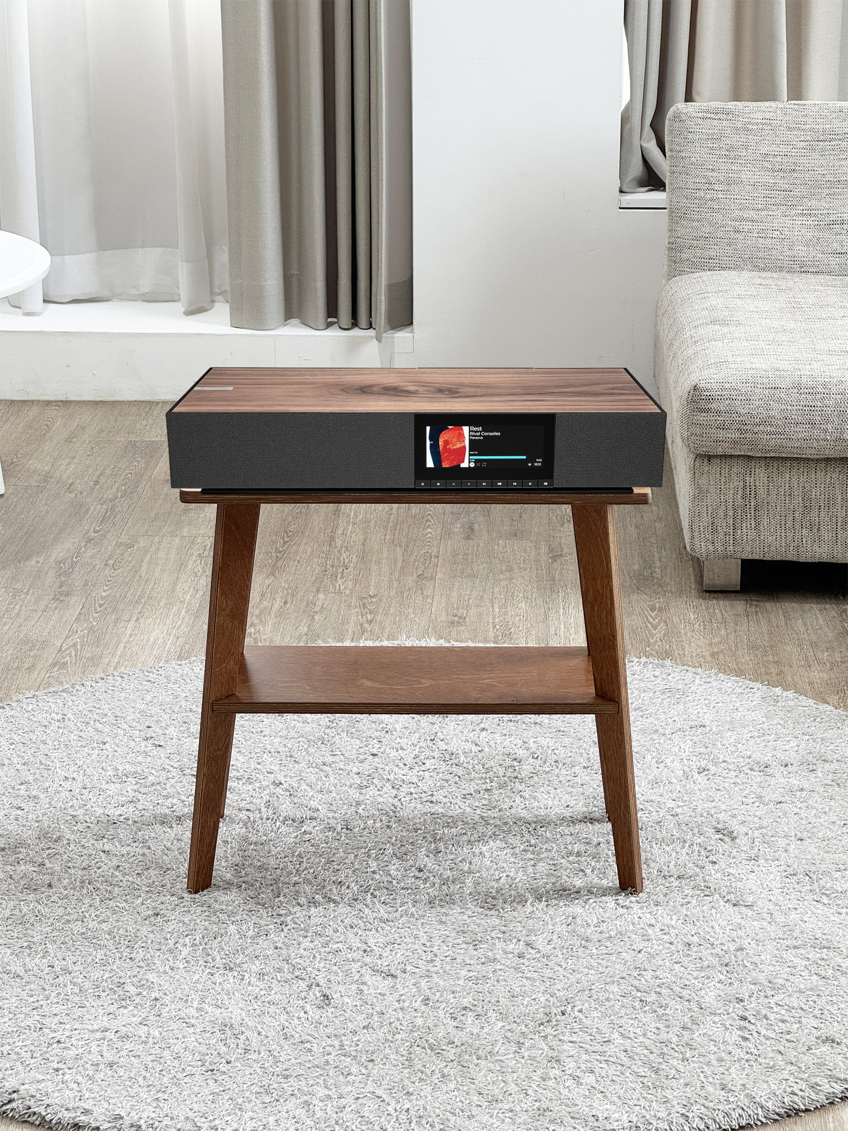 양장박웍스 캠브리지 에보원 스피커 스탠드 전용 우드 받침대 거치대 제품 이미지