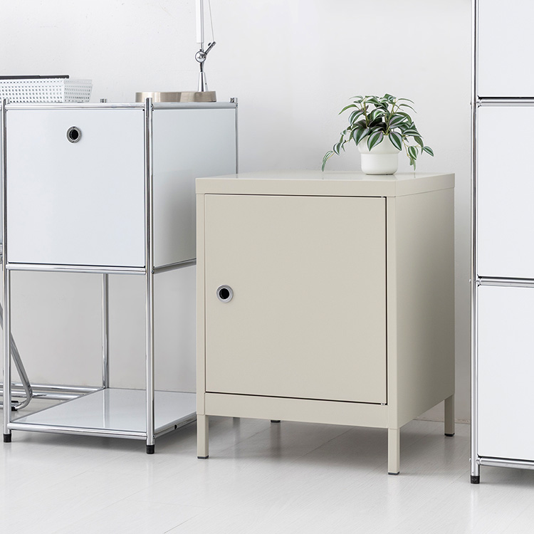 MKB 캐비넷 1문 수납장 480640 479x457x638mm, 1단, 크림 4802.6339 - 상세 이미지 3