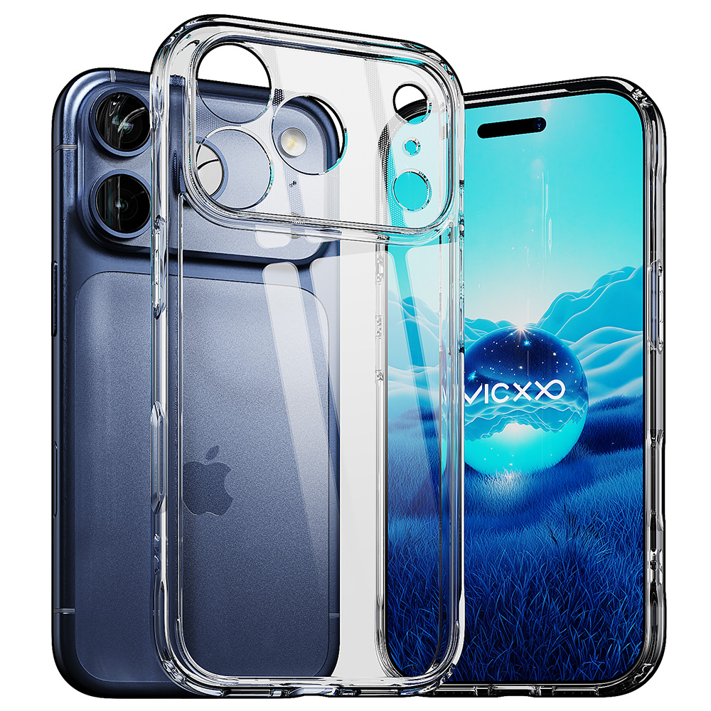 빅쏘 하드 범퍼 클리어 케이스 투명, 아이폰17 프로