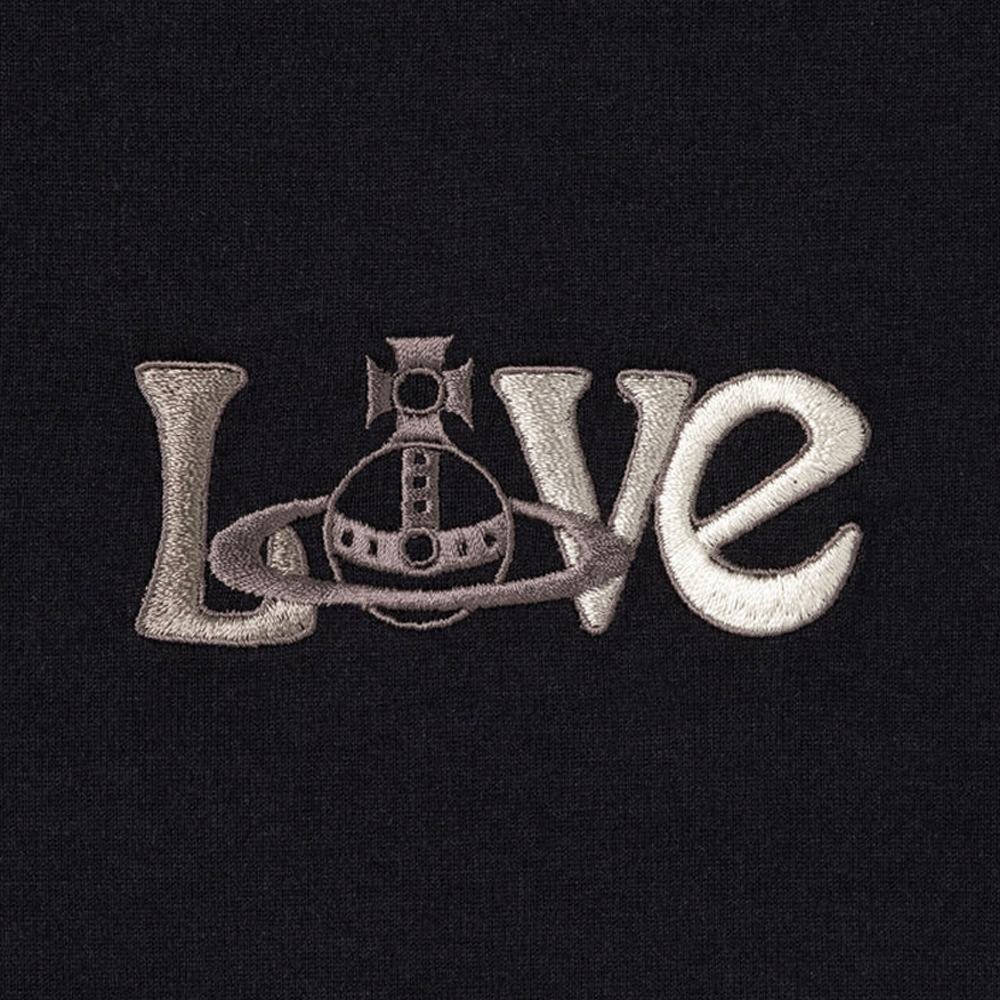 비비안웨스트우드 반팔티 LOVE EMBROIDERY 릴렉스 T셔츠 2612352024 - 상세 이미지 4