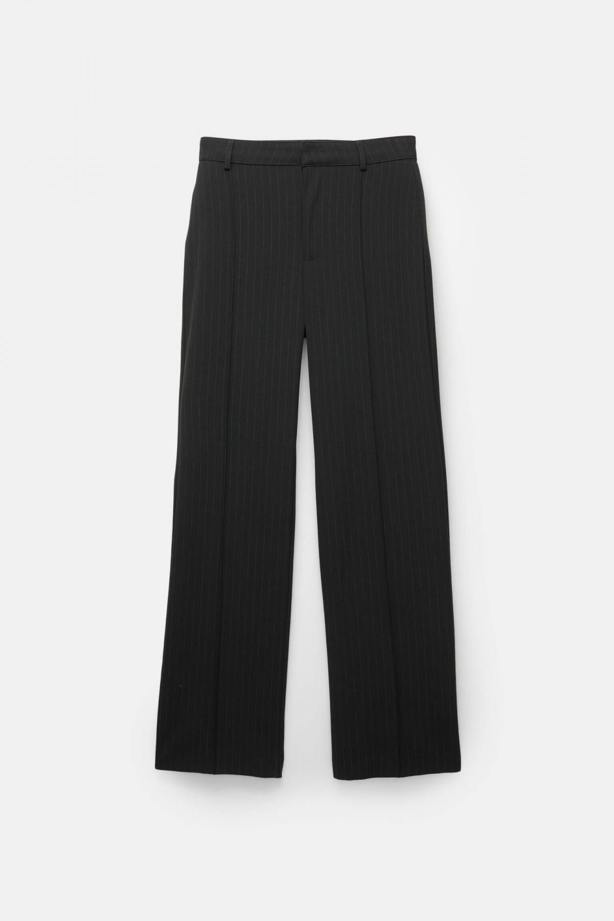 풀앤베어 하이웨이스트 테크니컬 슬림 슬랙스 팬츠 7678/431 STRIPED - 상품 이미지