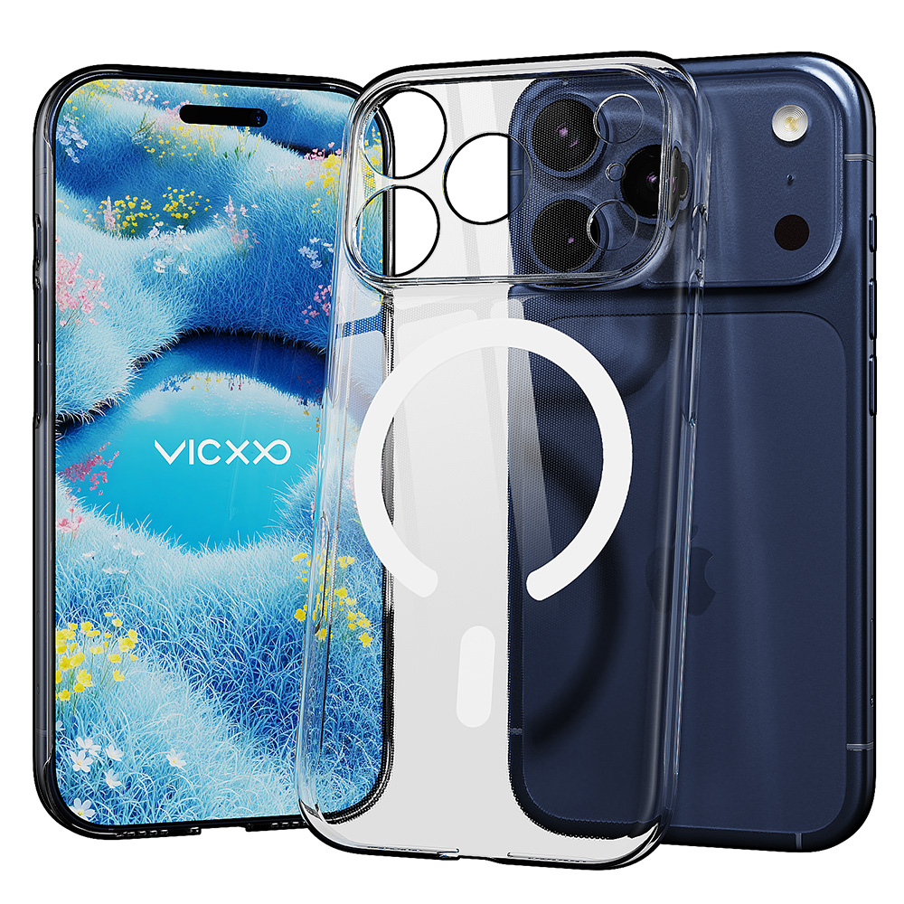 빅쏘 초슬림 변색없는 맥세이프 케이스 투명, 아이폰17 프로 맥스