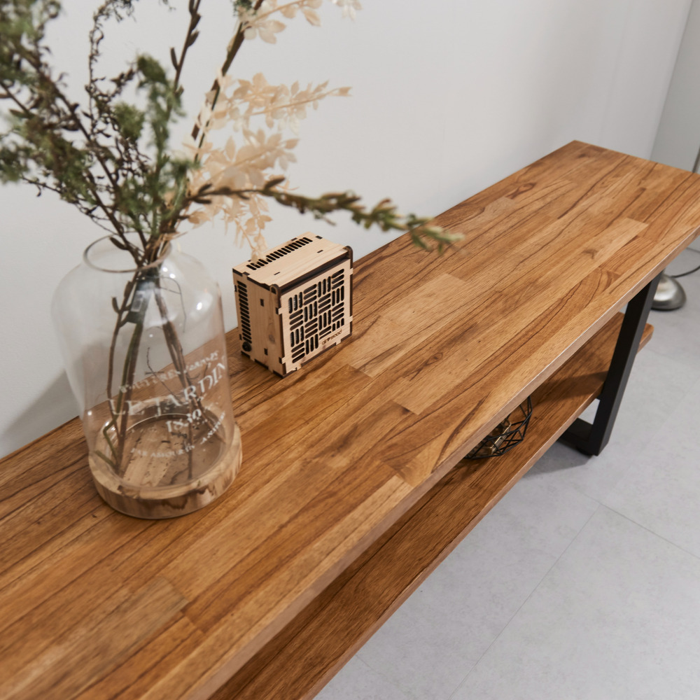 쿠쿠2 2100 원목 높은 티비다이 안방 티비장 거실 TV 다이 장식장