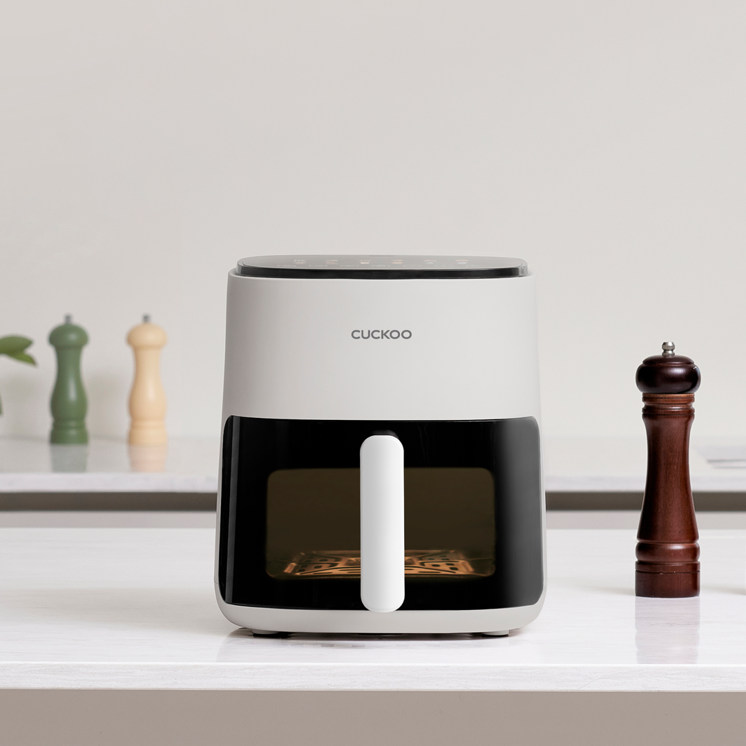 쿠쿠 미식 컬렉션 투명도어 에어프라이어 (5L, 화이트) CAF-J0510EW