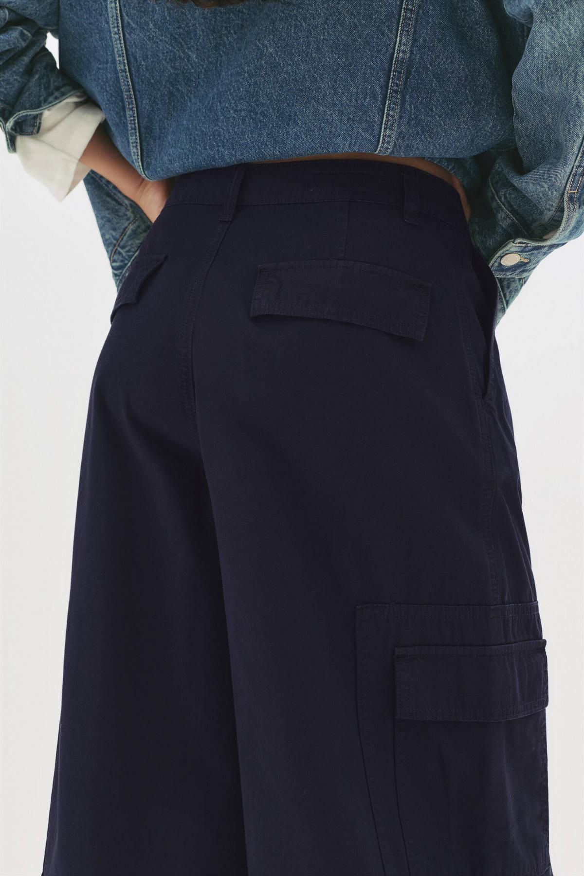 풀앤베어 볼륨핏 테크니컬 카고 팬츠 7675/337 NAVY - 상세 이미지 5