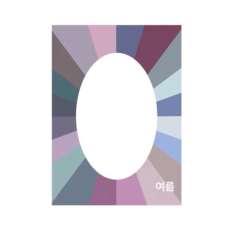 퍼스널컬러 컬러톤 테스트 네일아트 사계절 색깔 색상 비교판 봄여름가을겨울 4장 두꺼운 - 상세 이미지 2