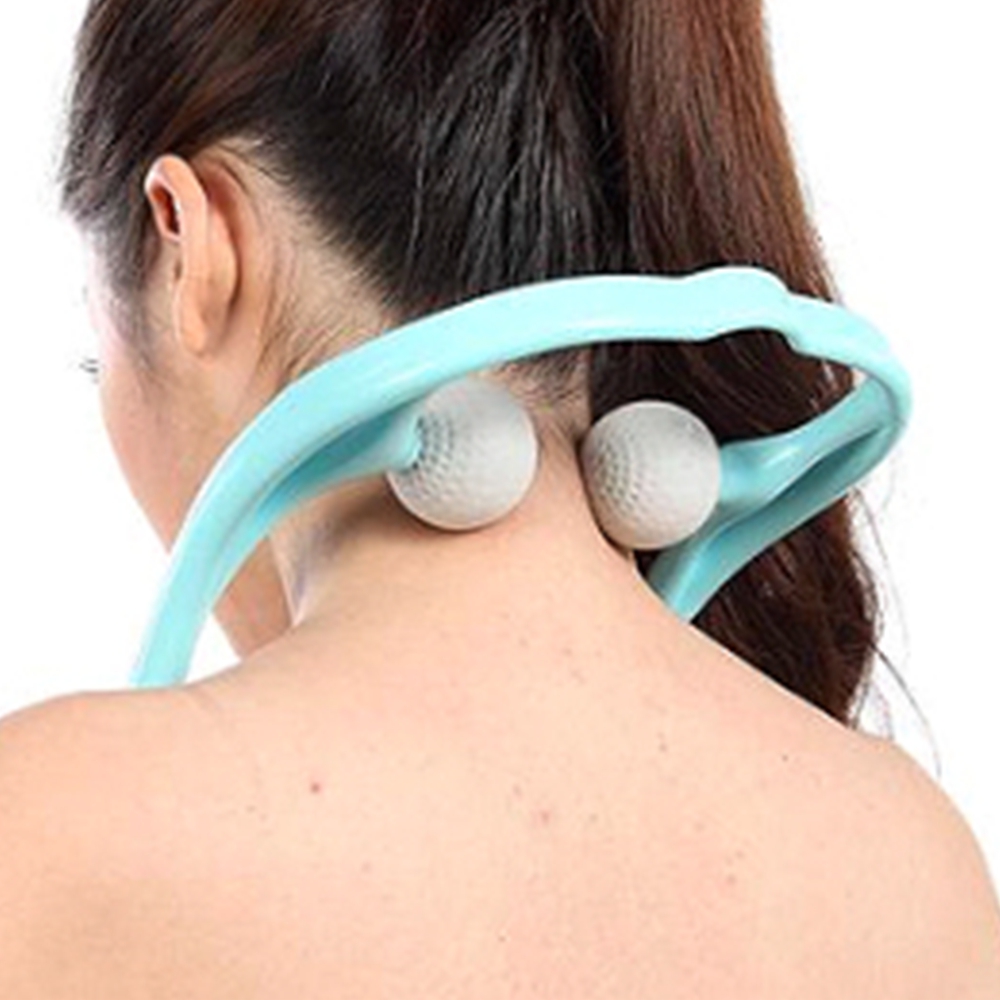 셀프 목어깨안마기 승모근 근육 마사지 지압기