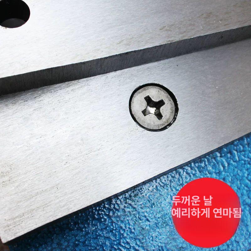 작두 절단기 금속 고강도 절곡기 대형 컷팅기 컷팅 금속절단기 커팅기 멀티커터 철근절단기 180MM 단면 날 - 상세 이미지 2