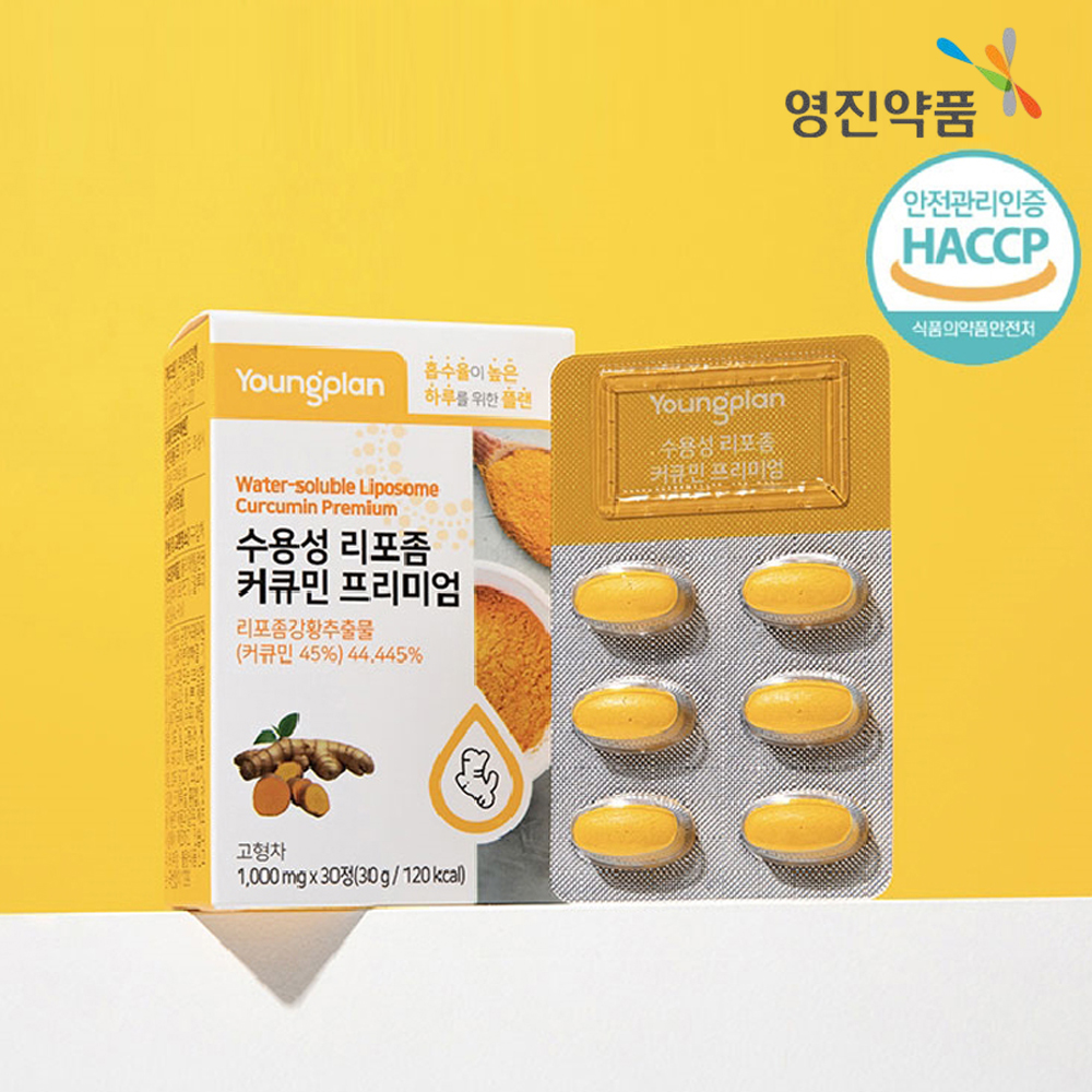 수용성 리포좀 커큐민 바이오페린 피페린 강황 추출물 4박스 - 상세 이미지 2