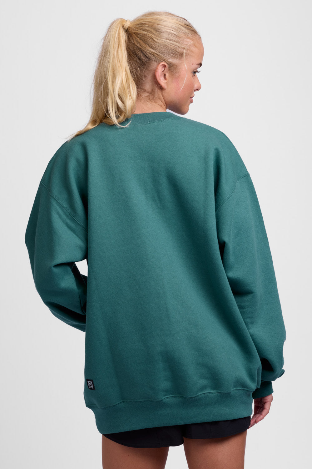 졸린 Roxanne Oversized Fleece Crewneck - Cactus - 메인 이미지