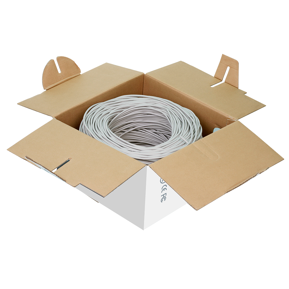 랜박스 CAT5E 랜케이블 CAT6 UTP 네트워크 시공용 원자재 롤 300m, 블루 이미지 6