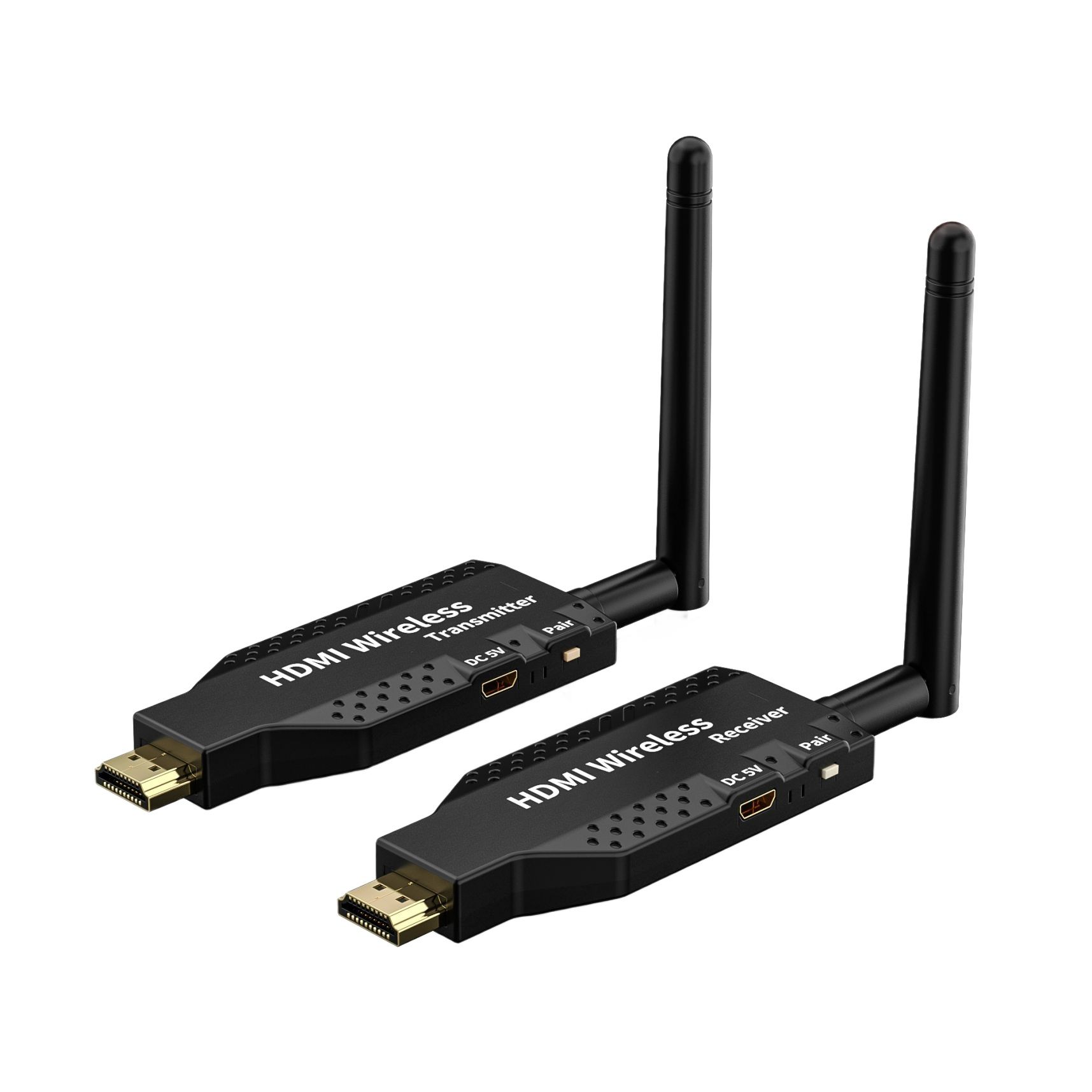 무선 HDMI 송수신기 송출기 4K 회의 모니터 스크린 전송 무선 50m 1 송신기+1 - 상품 이미지