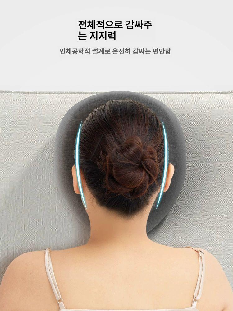 마사지샵 얼굴 베개 겸용 부드러운 구멍 경락 피부샵 신그레이-뷰티 베개 6-12cm - 상세 이미지 3
