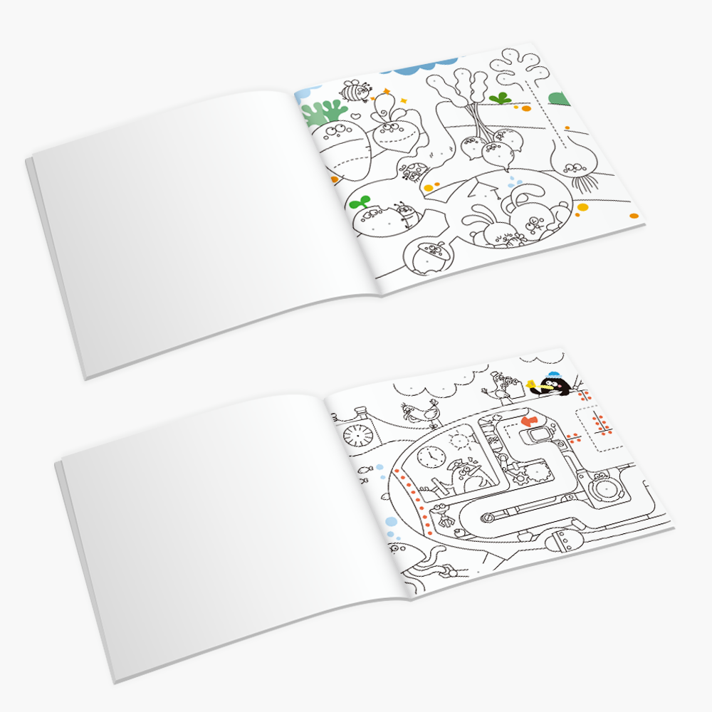 투코비 아이도트 컬러링북 (도안28P+프리4P) - 상세 이미지 5