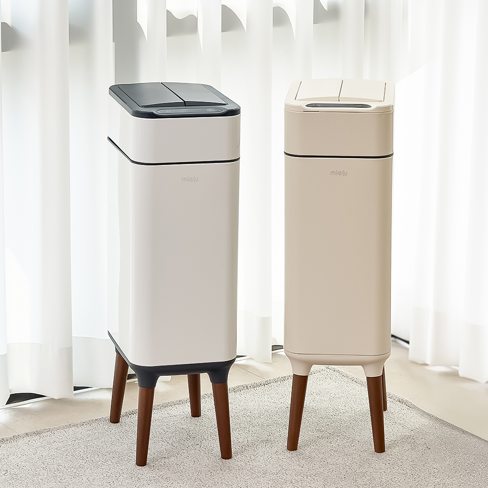 [모던] 미엘루 센서 휴지통 스마트 주방 기저귀 쓰레기통 T에디션 / 20L, 아이보리 이미지 6