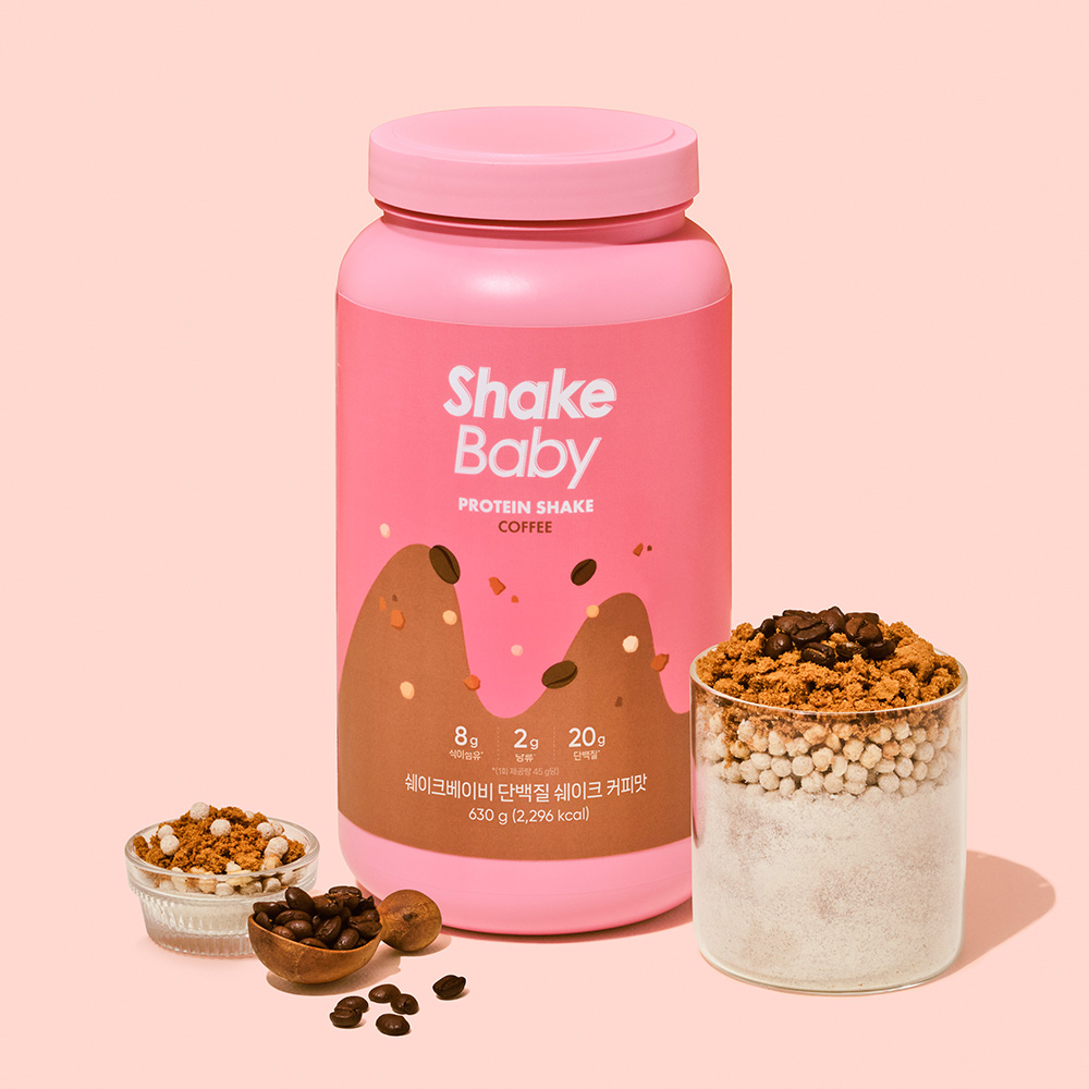 쉐이크베이비 단백질 쉐이크 대용량 커피맛, 630g, 1개 - 상세 이미지 2