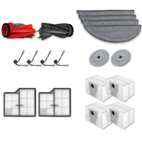 [호환] 로보락 S9 MaxV Ultra 소모품 물걸레 더스트백 필터 브러쉬 3개월 구성품