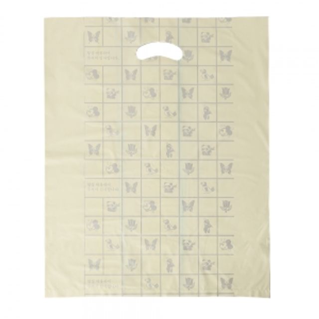 100p양장비닐봉투(노랑)(40x50cm)의류봉투 - 메인 이미지