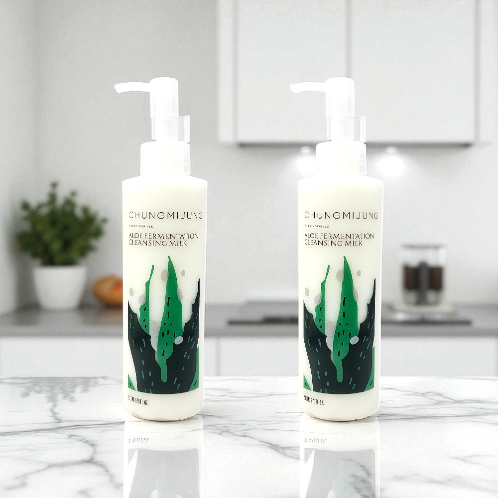 1+1 청미정 알로에 발효 클렌징 밀크 200ml+200ml - 상품 이미지