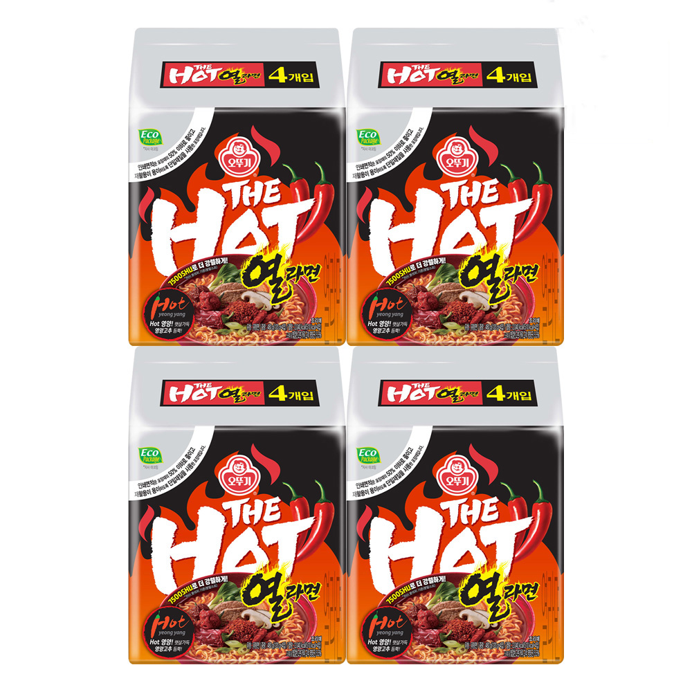 오뚜기 더핫열라면 120g 16개
