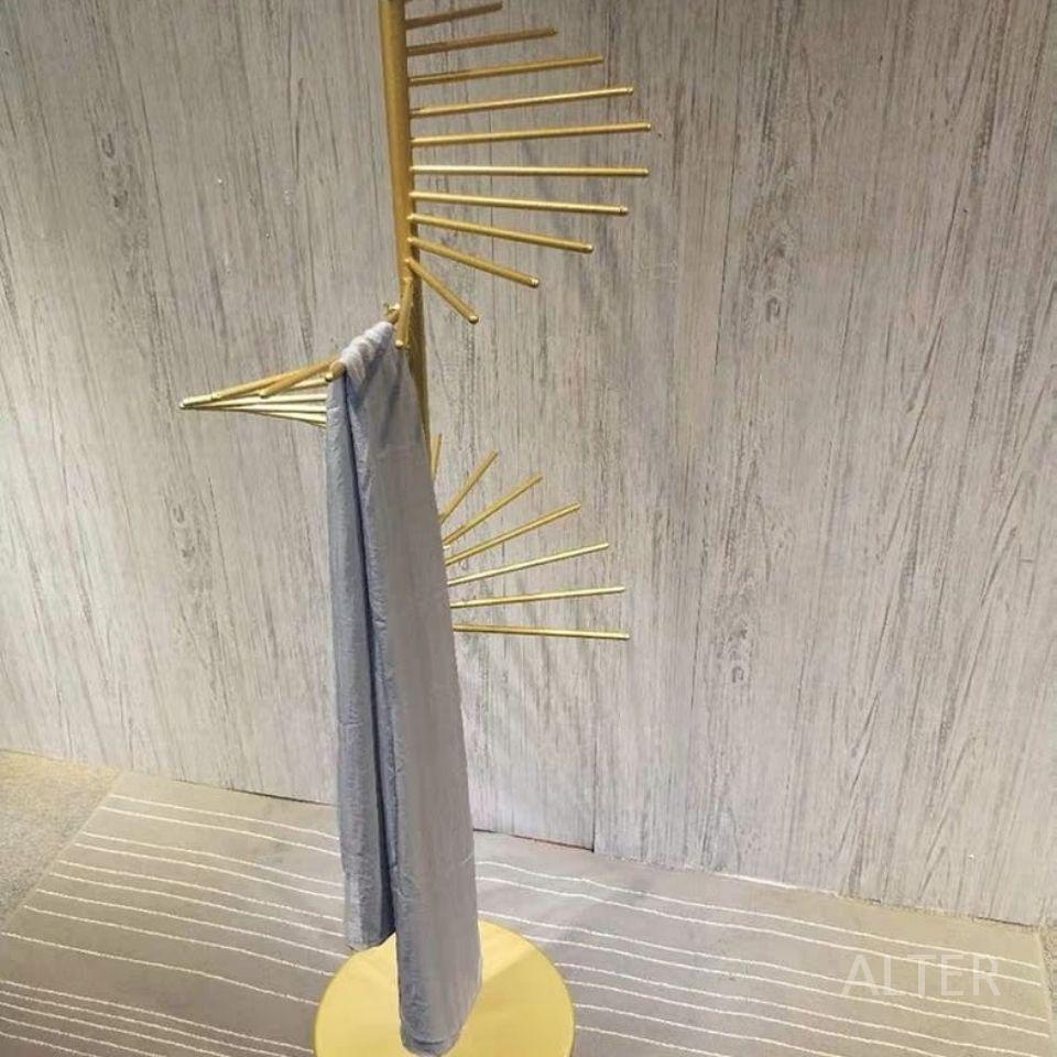 스탠드 소품 걸이 의류 벨트 가방 매장 머플러 상품 진열대 블랙 150cm 높이 - 상세 이미지 4