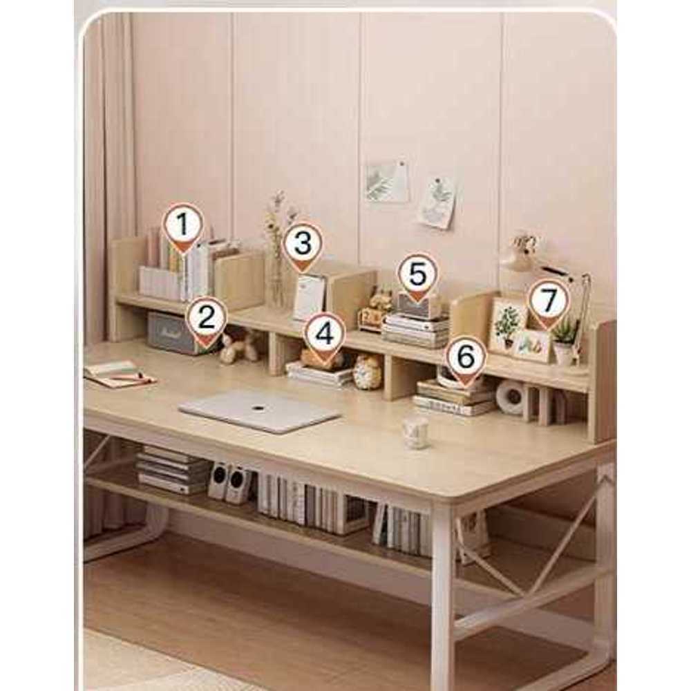 학생 책상 인체공학 디자인 공부 집중 학습용 가구 화이트 80cm - 상세 이미지 2