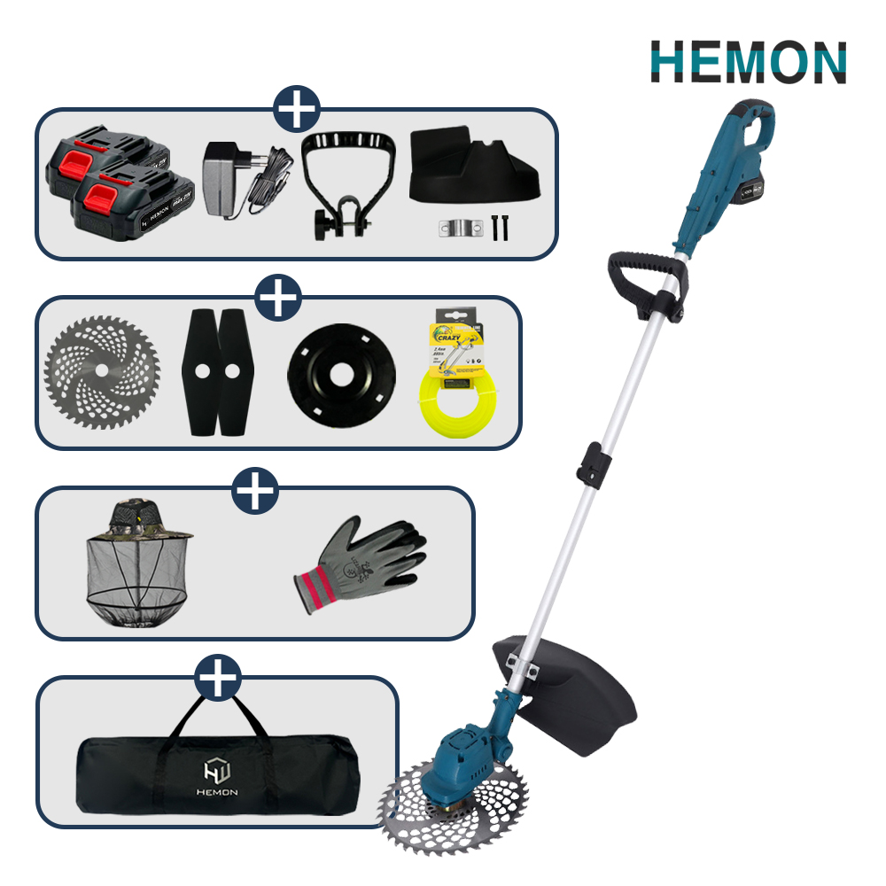 헤몬 다벤다PRO 예초기 무선 충전식 전기 전동 충전 예초기 21V 풀세트