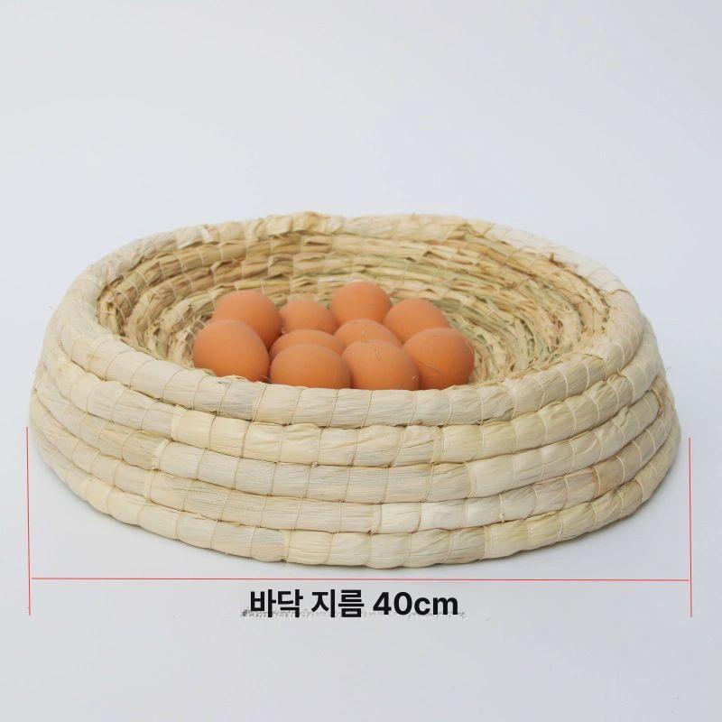 닭산란통 닭둥지 새둥지 닭장 짚 병아리 거위 닭집 새집 앵무새새장 특대형 통 닭집 45x40cm - 상세 이미지 4