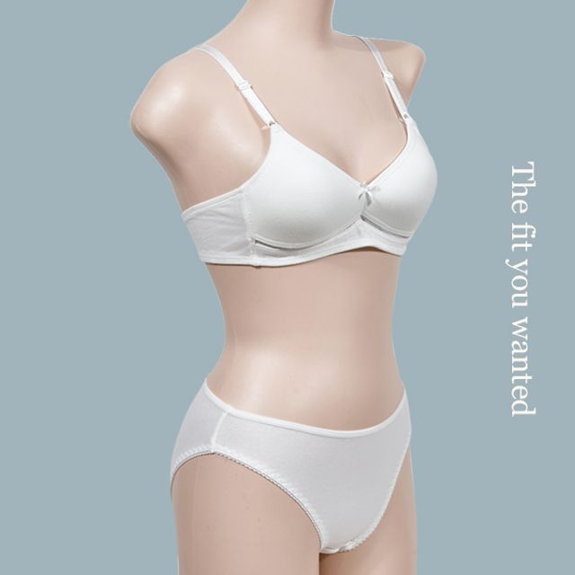 고급 B컵 PT5333 BR5602B 고아라 노와이어 3단계 주니 75B 90-아이보리 - 상품 이미지