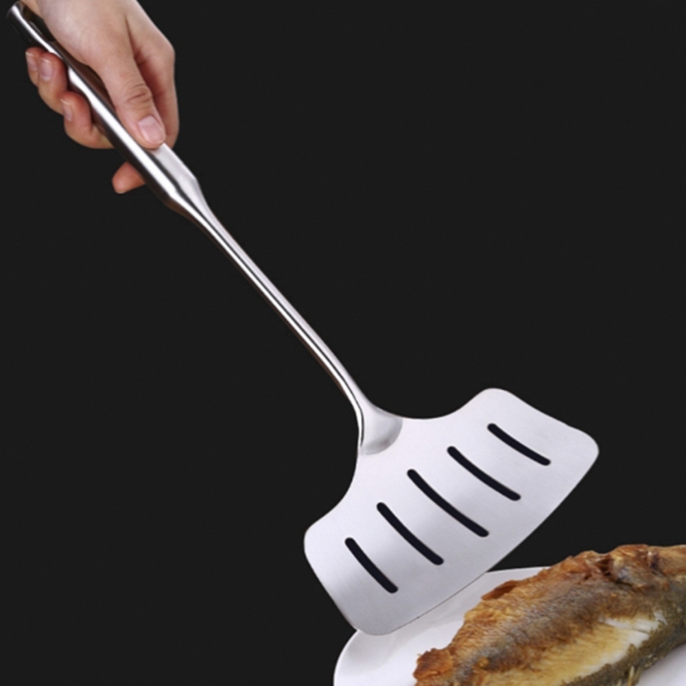 스텐 넓은뒤집개 와이드 계란말이 부침개 전 뒤집게 주걱 - 상품 이미지