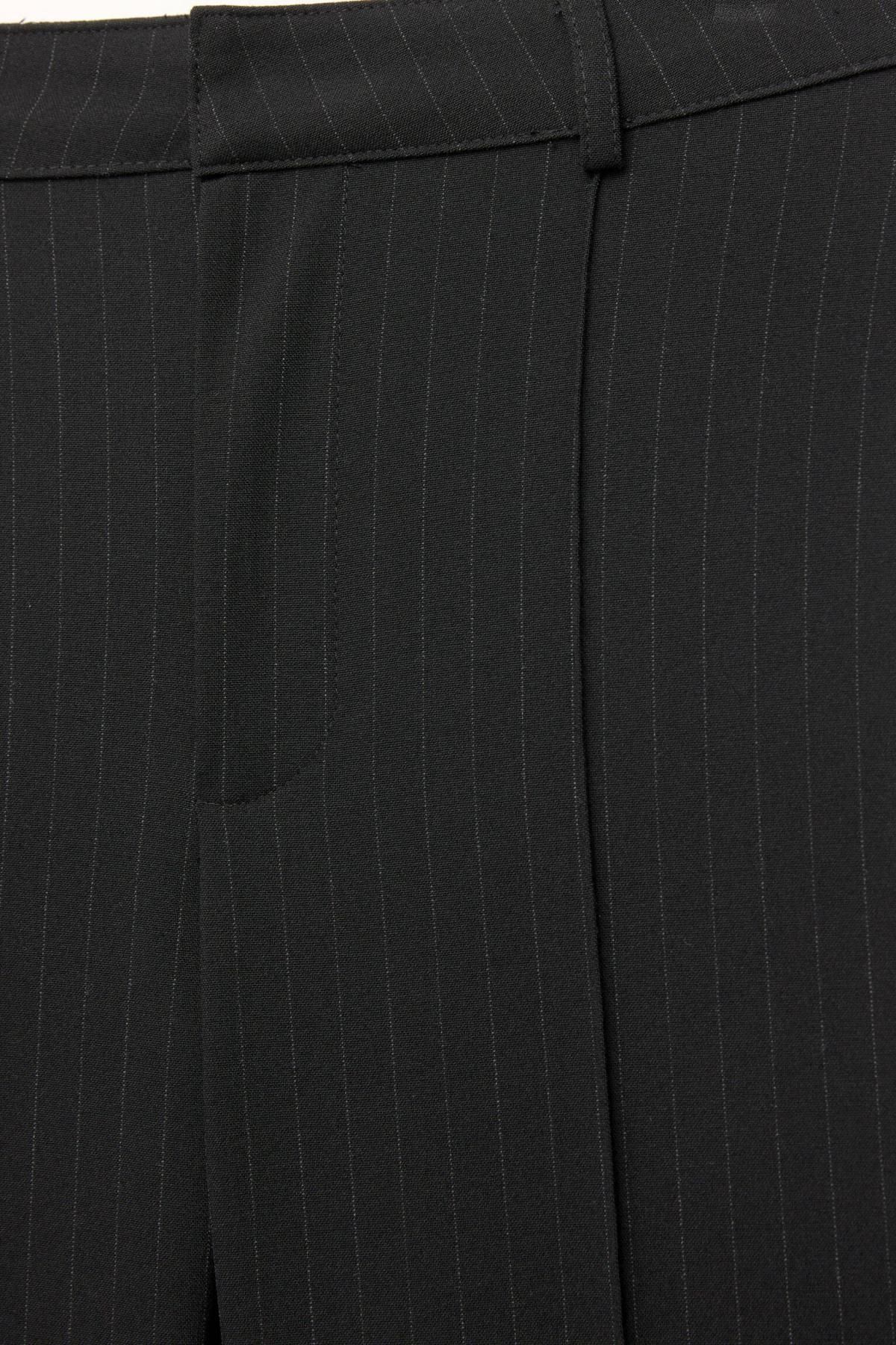 풀앤베어 하이웨이스트 테크니컬 슬림 슬랙스 팬츠 7678/431 STRIPED - 상세 이미지 2