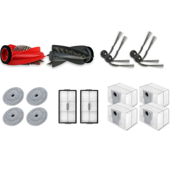 [호환] 로보락 S9 MaxV Slim 소모품 물걸레 더스트백 필터 브러쉬 3개월 구성품