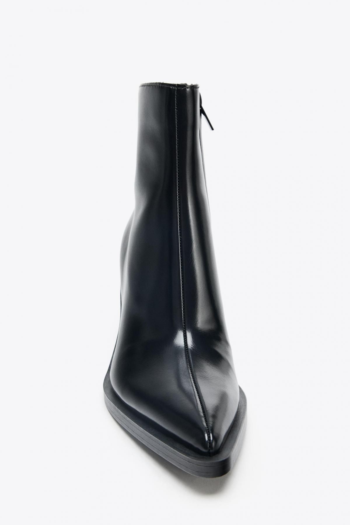자라 웨스턴 포인트 블랙 앵클부츠 3126/610 BLACK - 상세 이미지 5