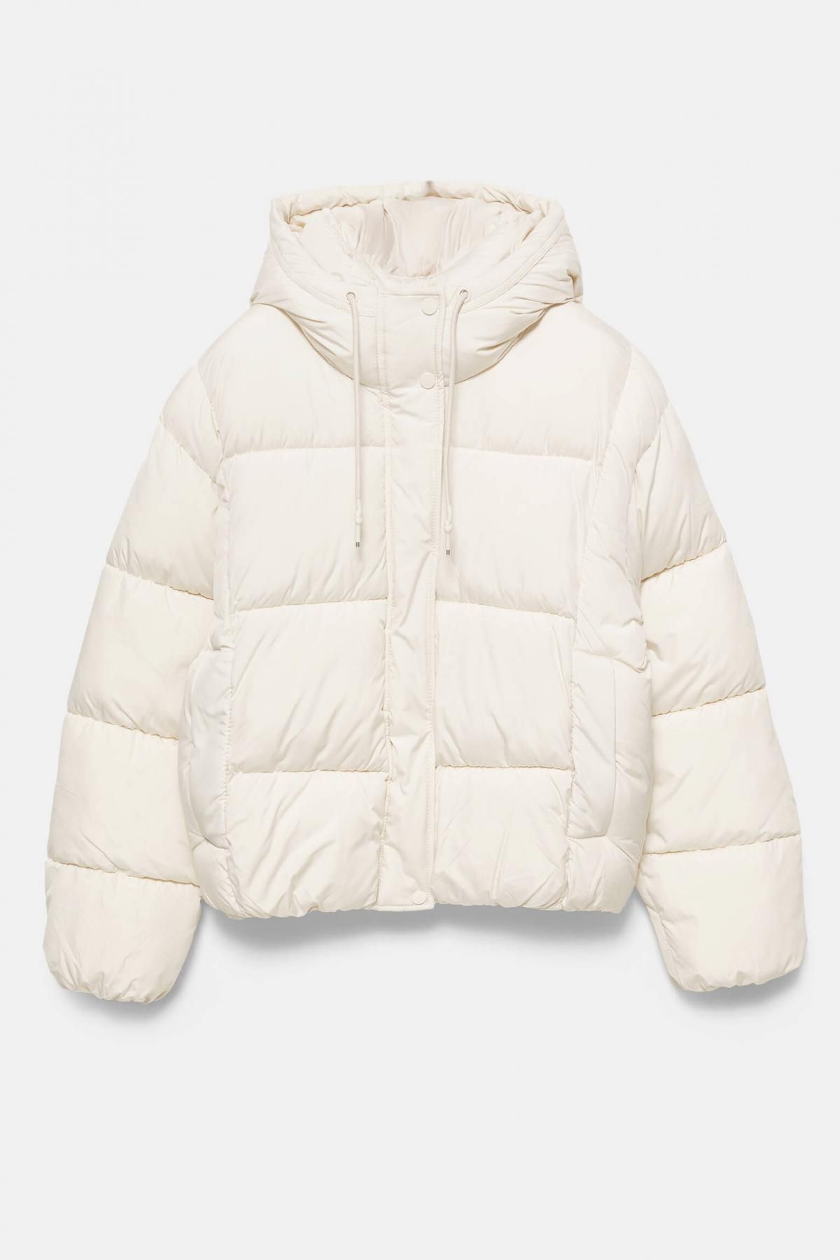풀앤베어 후드 쇼트 패딩 재킷 7700/369 ECRU