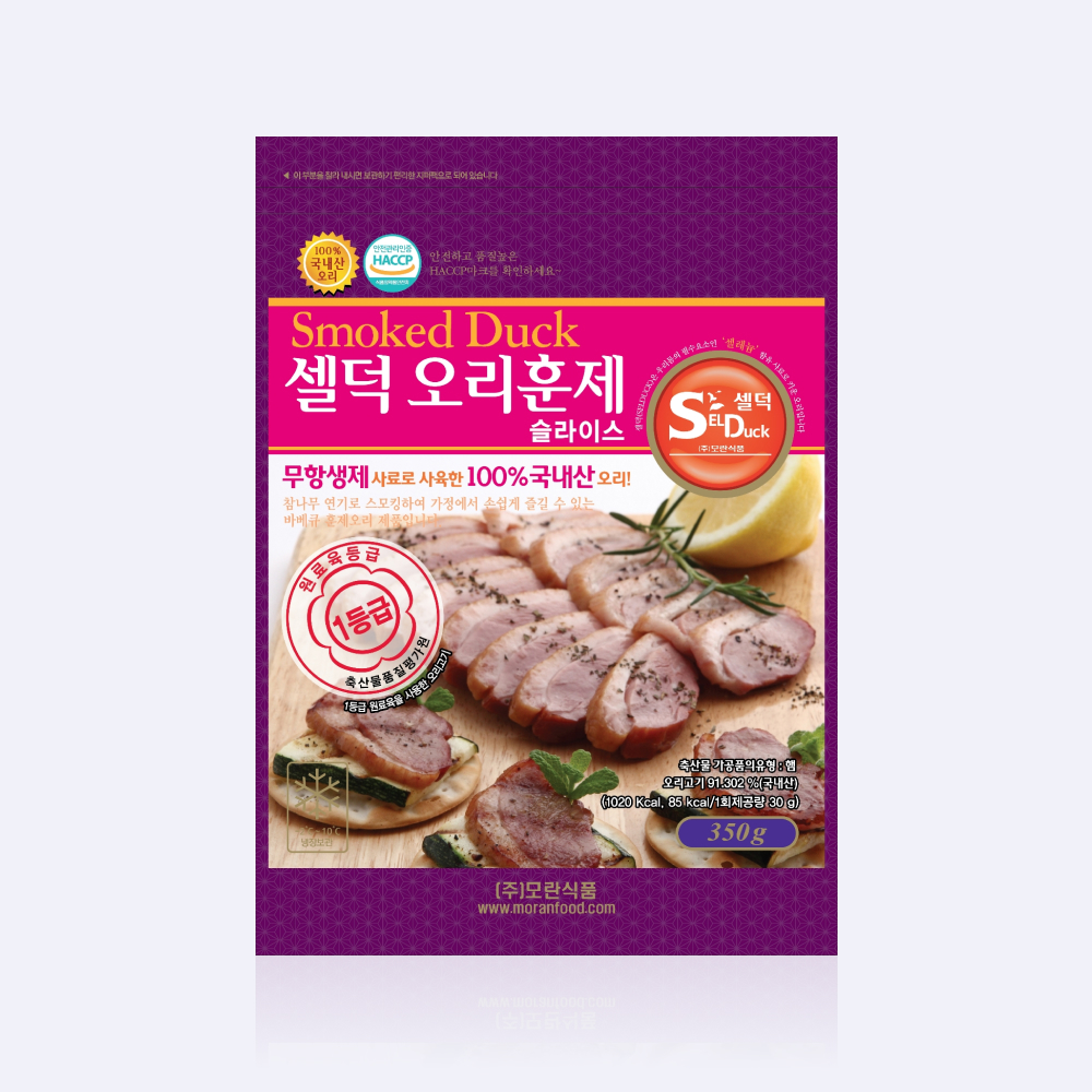 셀덕 오리훈제 슬라이스 350g