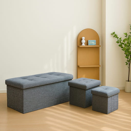 레토 수납 스툴 다양한 활용 예시