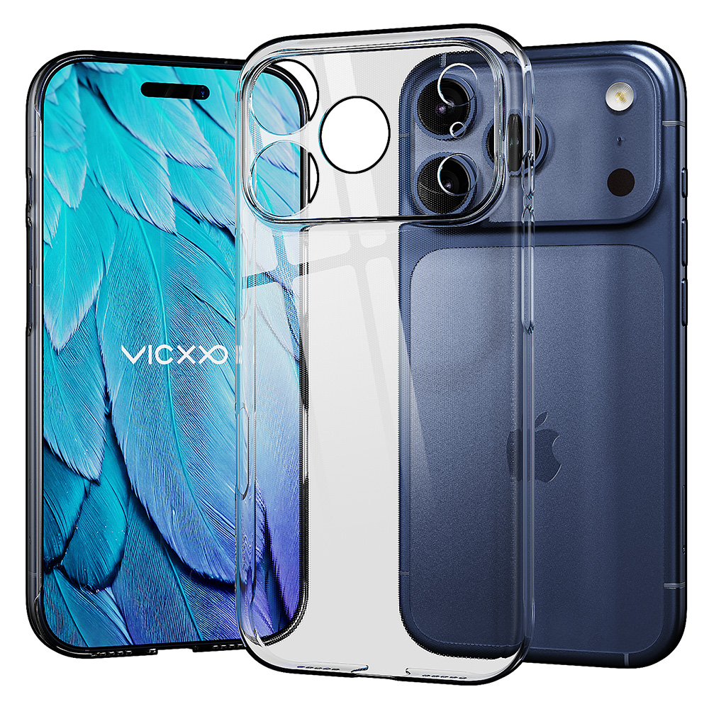 빅쏘 초슬림 변색없는 클리어 케이스 투명, 아이폰17 프로 맥스