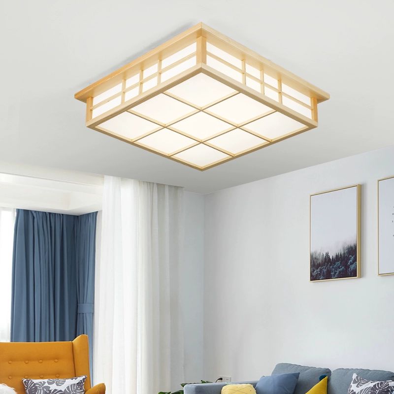 한옥 천장등 전통 백색광 식당 인테리어 레스토랑 전통등 45x45cm led 백색광 24w - 상세 이미지 4