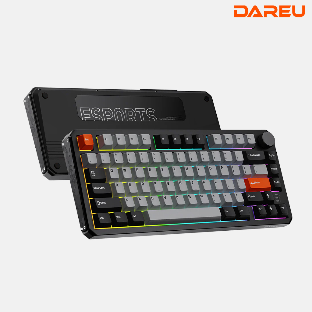 [출시이벤트] 다얼유 A75HE 8K 래피드 트리거 알루미늄 자석축 키보드 게이트론 제이드 프로 축