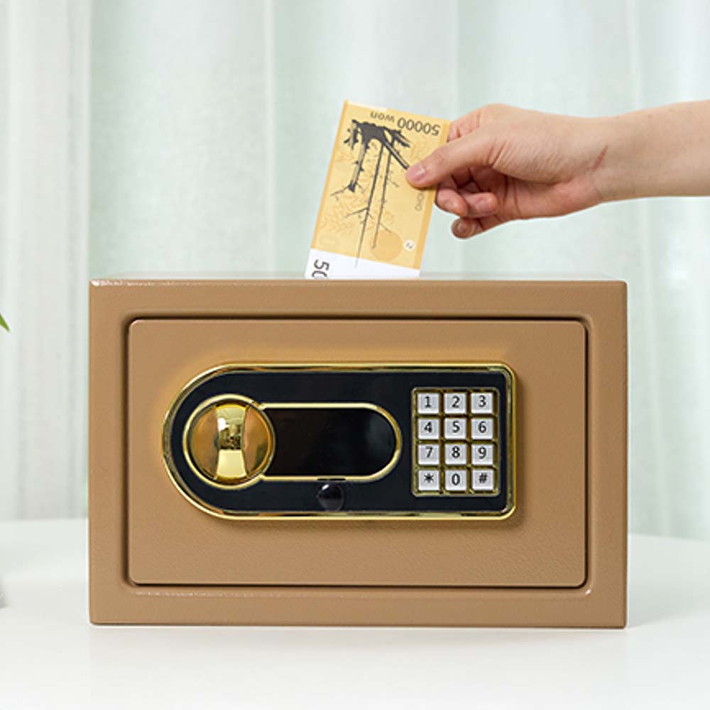 디지털 부자금고 소형 미니 가정용 개인용 개업선물 돈통 사무실금고 비밀 금전함 이미지 4