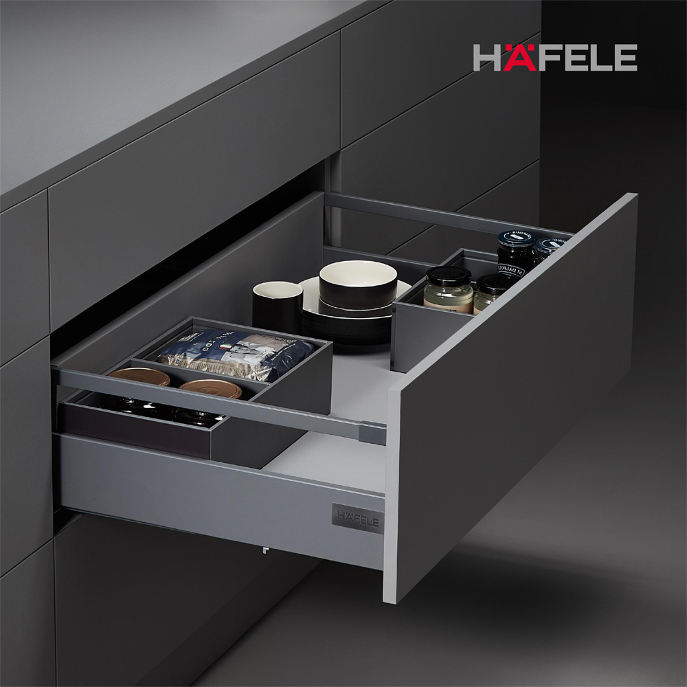 슬림서랍재 헤펠레 알토에스 S4 속대서랍세트 H170mm 400 다크그레이 주방수납장 수리