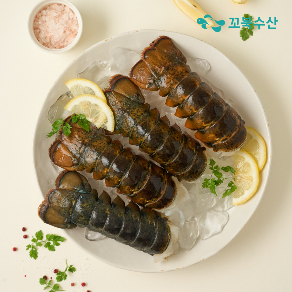 랍스터 테일 5마리 (500-700g) 냉동 랍스타 꼬리 바다가제 4-5oz - 상세 이미지 2