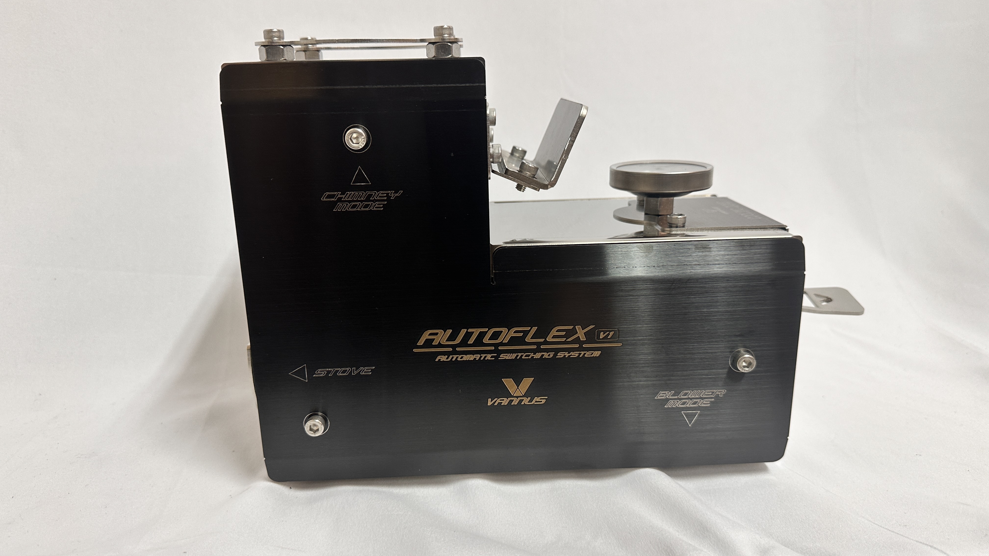 오토플렉스 펠렛난로 역화방지장치 배기전환장치