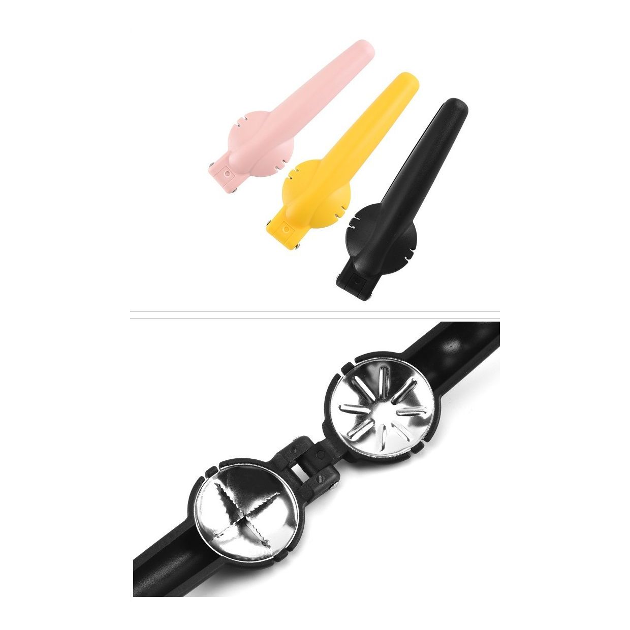 호두망치 밤까는기계 핑크 컬러 호두까기 견과류 - 메인 이미지
