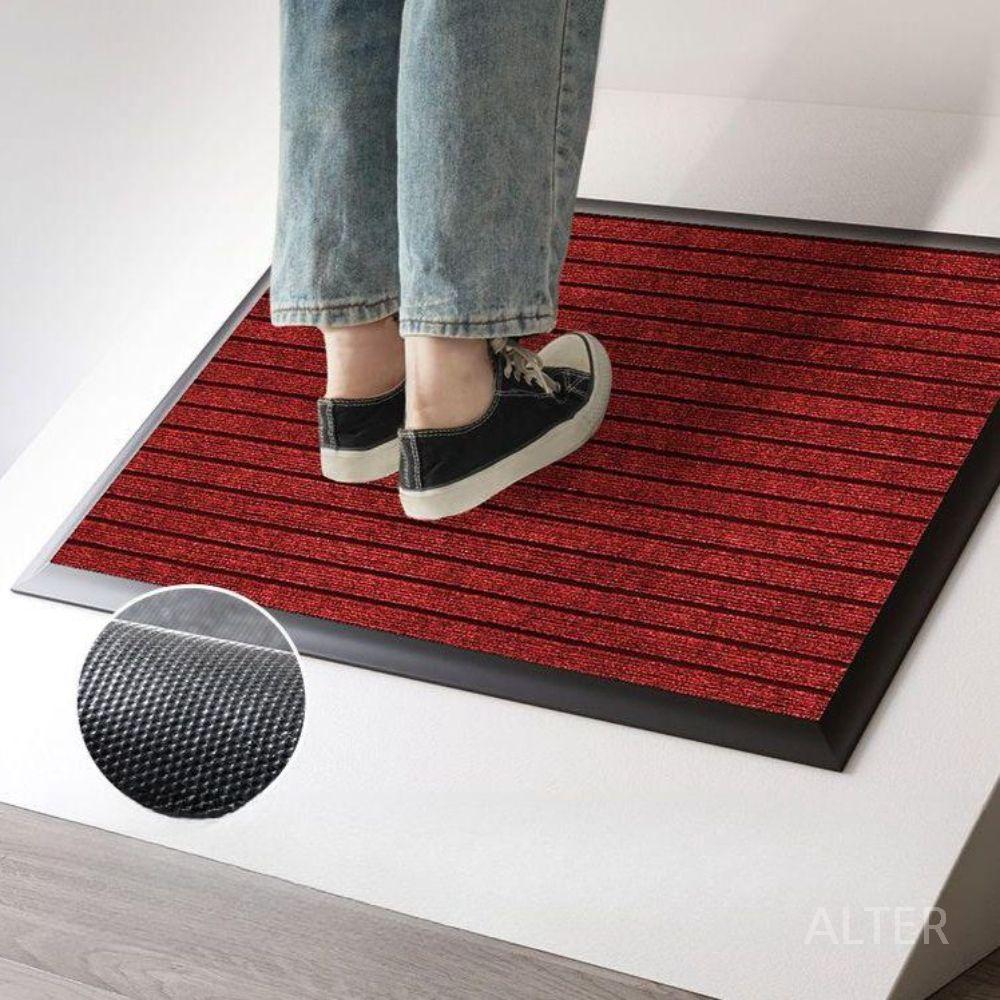 업소용 카페트 현관발매트 고무 코일 롤매트 베란다 브러시드 러버 엣지-다크 100x120cm - 상세 이미지 3