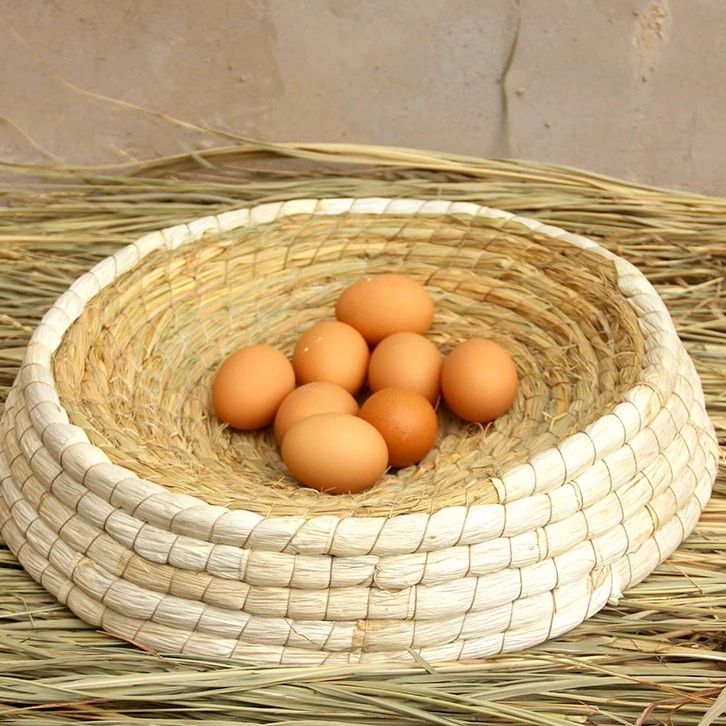 산란장 닭 알낳는집 밀짚 은신처 알둥지 메추리 대형 닭장 메추리집 산란통 55cm 짚 둥지 - 상품 이미지