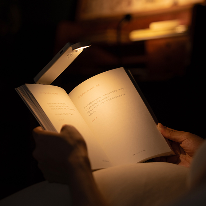 울티 북마크 라이트 북라이트 독서등 초경량 휴대용 미니 LED 스탠드