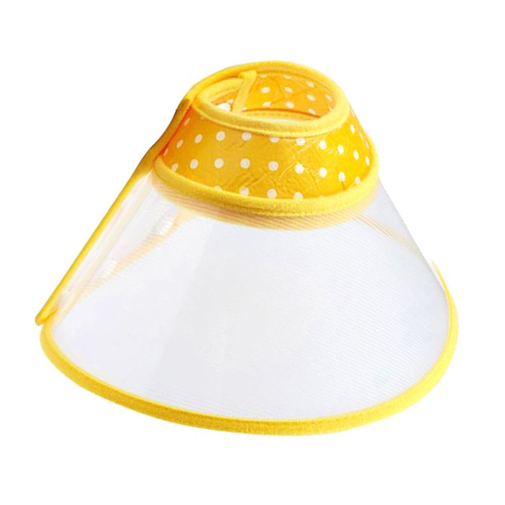 단추형 고양이 강아지 반려동물 수술 가벼운넥카라 M