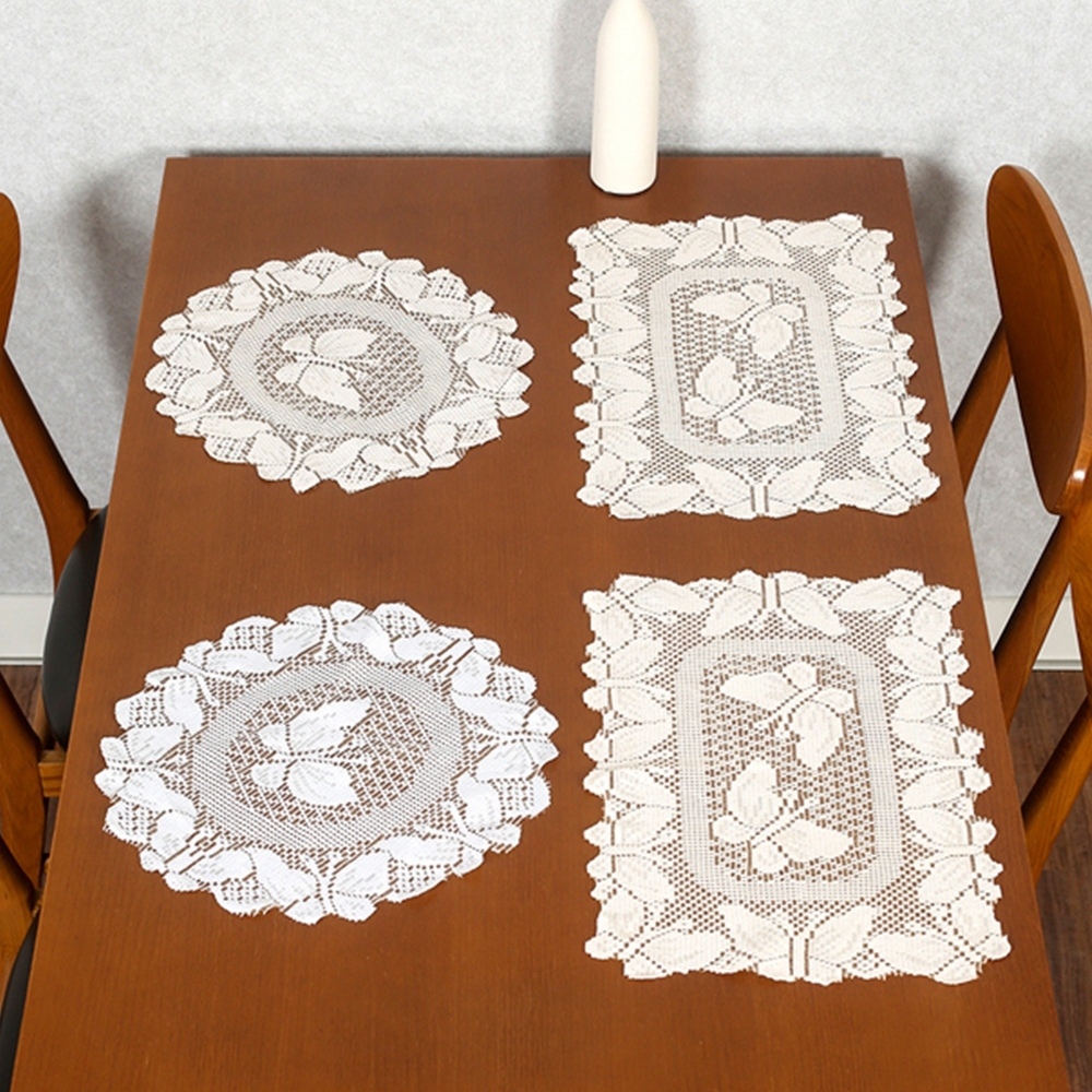 레이스 테이블러너 엔틱 자수 식탁러너 식탁보 2종세트